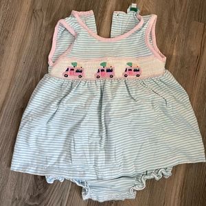 Ice cream truck smock dress
